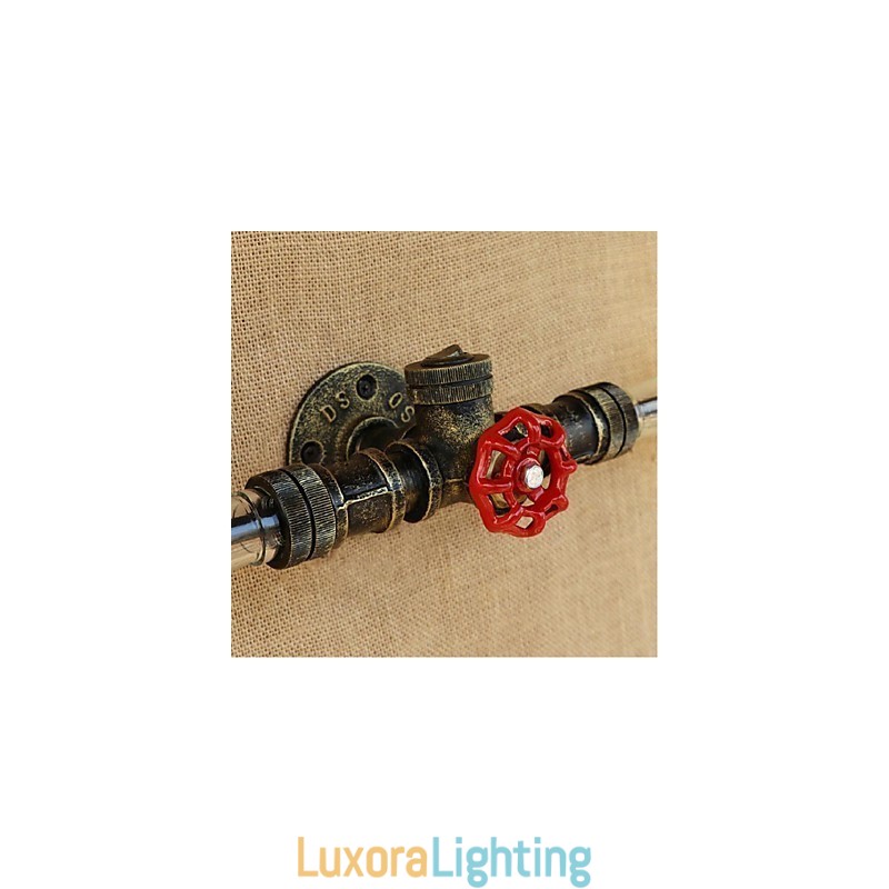 Designer Touch Decorative Retro American Village Creative Industry Wind Water Bottle Wall Lamp Wall Light Amber