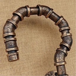 Designer Touch Decorative Retro American Village Creative Industry Wind Water Bottle Wall Lamp Wall Light Grey