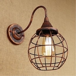 Designer Touch Decorative Simple And Retro Creative Personality Rust Color American wall lamp Wall Sconces Wall Light