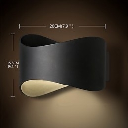 Designer Touch Decorative Modern Contemporary Black Oxide Finish Feature for Mini Style Ambient Light Wall Sconces Wall Light