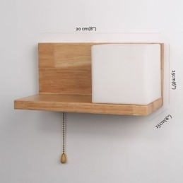 Designer Touch Decorative Wood Wall Sconces Max Country Style With Switch