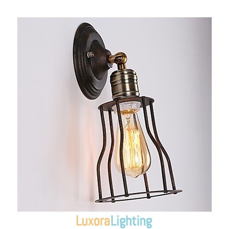 Designer Touch Decorative Retro Industrial Style Country Metal Wall Lights Restaurant Cafe Mini Wall Sconces