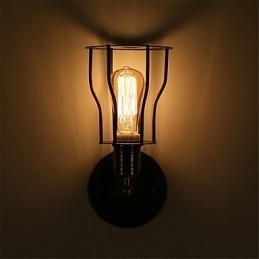 Designer Touch Decorative Retro Industrial Style Country Metal Wall Lights Restaurant Cafe Mini Wall Sconces