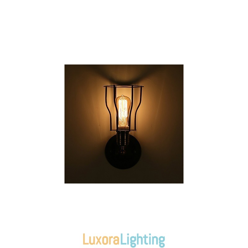 Designer Touch Decorative Retro Industrial Style Country Metal Wall Lights Restaurant Cafe Mini Wall Sconces