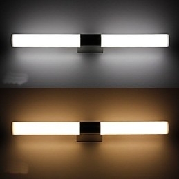 Designer Touch Decorative High Quality Mirror Lamp Bathroom Lights 85 265V Stainless and Acrylic Wall Lights Make up Lighting