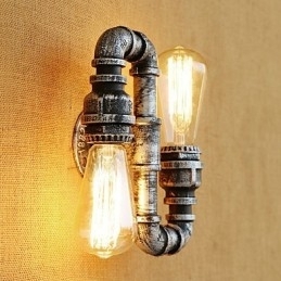 Designer Touch Decorative Country Retro Painting Feature for Swing Arm Ambient Light Wall Sconces Wall Light