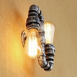 Designer Touch Decorative Country Retro Painting Feature for Swing Arm Ambient Light Wall Sconces Wall Light