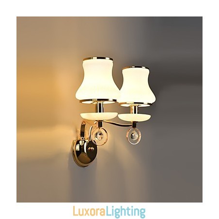 Designer Touch Decorative Modern Contemporary Electroplated Feature for Crystal Ambient Light Wall Sconces Wall Light