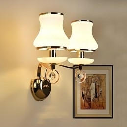 Designer Touch Decorative Modern Contemporary Electroplated Feature for Crystal Ambient Light Wall Sconces Wall Light