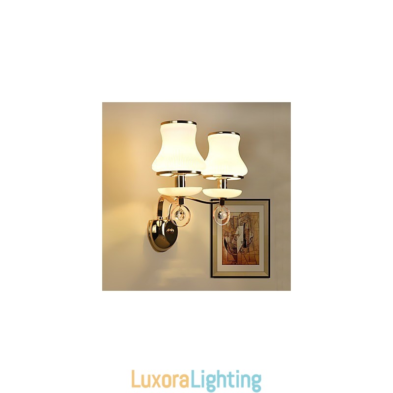 Designer Touch Decorative Modern Contemporary Electroplated Feature for Crystal Ambient Light Wall Sconces Wall Light