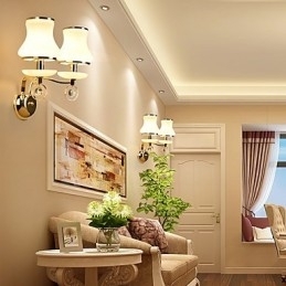 Designer Touch Decorative Modern Contemporary Electroplated Feature for Crystal Ambient Light Wall Sconces Wall Light