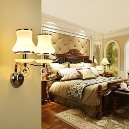 Designer Touch Decorative Modern Contemporary Electroplated Feature for Crystal Ambient Light Wall Sconces Wall Light