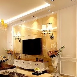 Designer Touch Decorative Modern Contemporary Electroplated Feature for Crystal Ambient Light Wall Sconces Wall Light