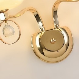 Designer Touch Decorative Modern Contemporary Electroplated Feature for Crystal Ambient Light Wall Sconces Wall Light