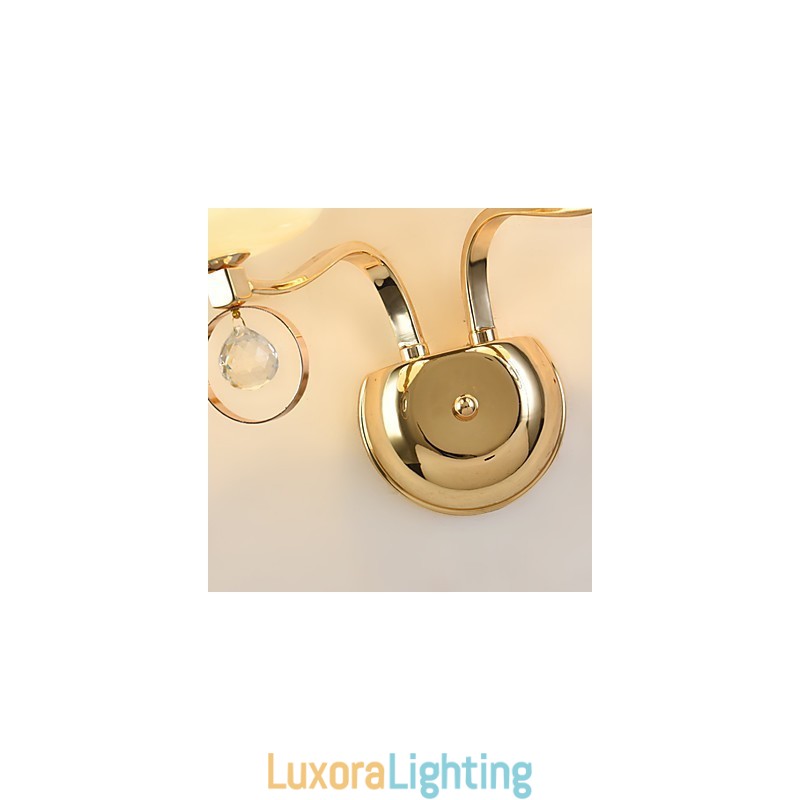 Designer Touch Decorative Modern Contemporary Electroplated Feature for Crystal Ambient Light Wall Sconces Wall Light