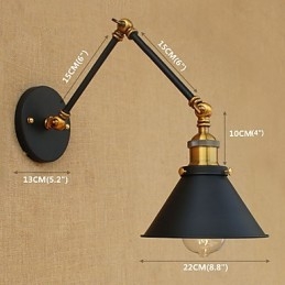 Designer Touch Decorative Wall Sconce Brass Vintage Industrial Wall Lamp Light Home Lighting Indoor Decor Wall Sconce