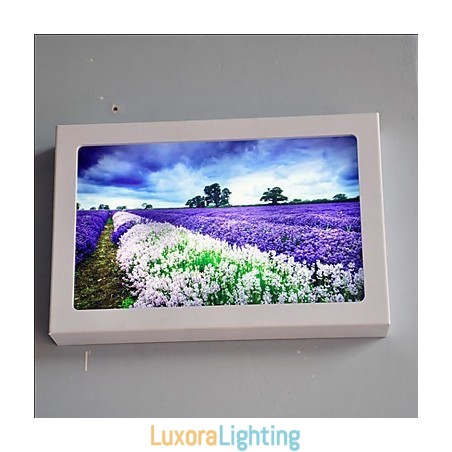 Designer Touch Decorative Integrated Modern Contemporary Modern Comtemporary Painting Feature for Ambient Light Wall Sconces