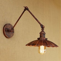 Designer Touch Decorative Rustic Lodge Country Retro Painting Feature for Mini Style Swing Arm Ambient Light Swing