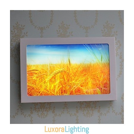 Designer Touch Decorative Integrated Modern Contemporary Modern Comtemporary Painting Feature for Ambient Light Wall Sconces