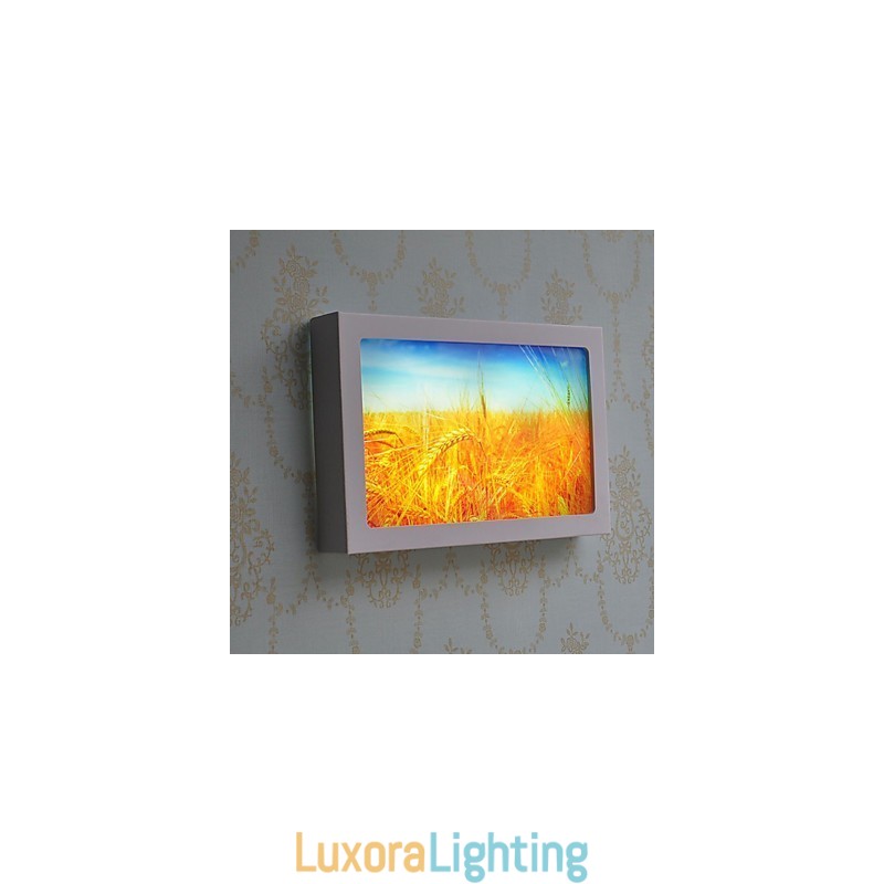 Designer Touch Decorative Integrated Modern Contemporary Modern Comtemporary Painting Feature for Ambient Light Wall Sconces