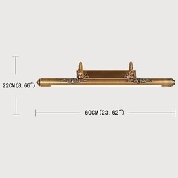 Designer Touch Decorative Mirror Lamp Modern Contemporary Traditional Classic Rustic Lodge Vintage Antique Brass Feature for