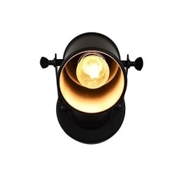 Designer Touch Decorative Painted Steel Wall Lamp Dumb Black American Coffee Decoration Retro Wall Light Lightsaber Lamp On Wall