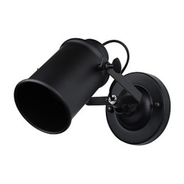 Designer Touch Decorative Painted Steel Wall Lamp Dumb Black American Coffee Decoration Retro Wall Light Lightsaber Lamp On Wall