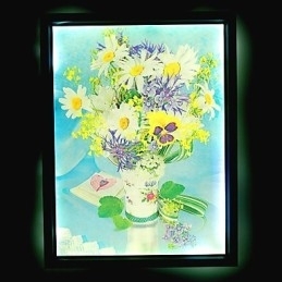 Designer Touch Decorative Integrated Modern Contemporary Modern Comtemporary Painting Feature for Ambient Light Wall Sconces