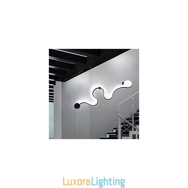 Designer Touch Decorative Wall Sconces Modern Contemporary Painting Feature Aluminium Wall Light for Bed Room Stair Living Room Lamp