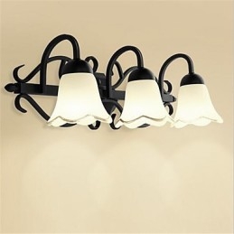 Designer Touch Decorative Country Retro Painting Feature for Eye Protection Ambient Light Wall Lights