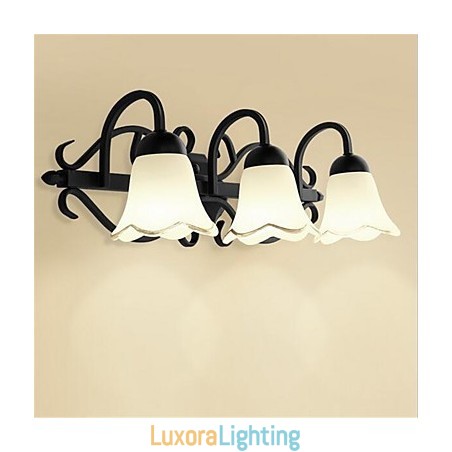 Designer Touch Decorative Country Retro Painting Feature for Eye Protection Ambient Light Wall Lights