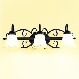 Designer Touch Decorative Country Retro Painting Feature for Eye Protection Ambient Light Wall Lights