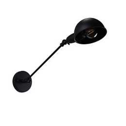 Designer Touch Decorative Painted Steel Wall Lamp Dumb Black American Coffee Decoration Retro Wall Light Lightsaber Lamp On Wall