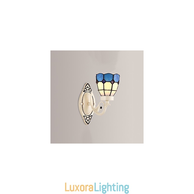 Designer Touch Decorative Rustic Lodge Painting Feature for Ambient Light Wall Sconces Wall Light