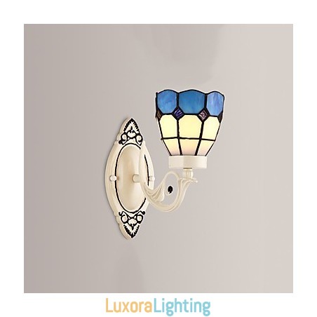 Designer Touch Decorative Rustic Lodge Painting Feature for Ambient Light Wall Sconces Wall Light