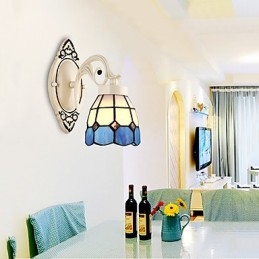 Designer Touch Decorative Rustic Lodge Painting Feature for Ambient Light Wall Sconces Wall Light