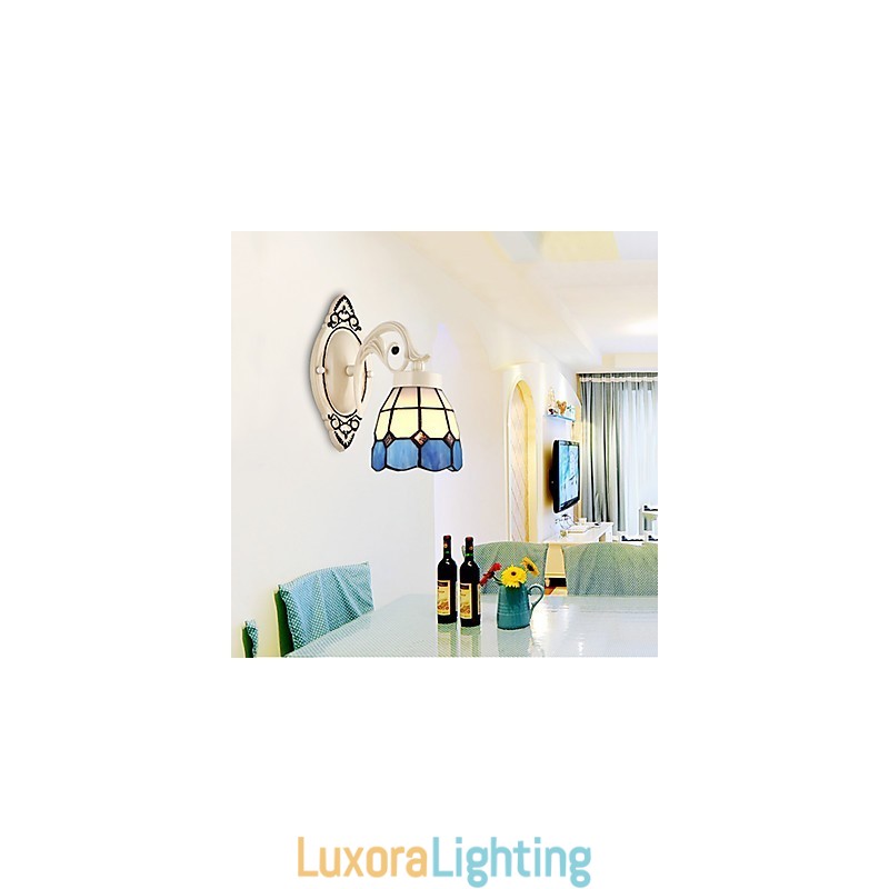 Designer Touch Decorative Rustic Lodge Painting Feature for Ambient Light Wall Sconces Wall Light