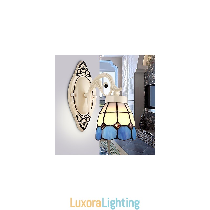 Designer Touch Decorative Rustic Lodge Painting Feature for Ambient Light Wall Sconces Wall Light