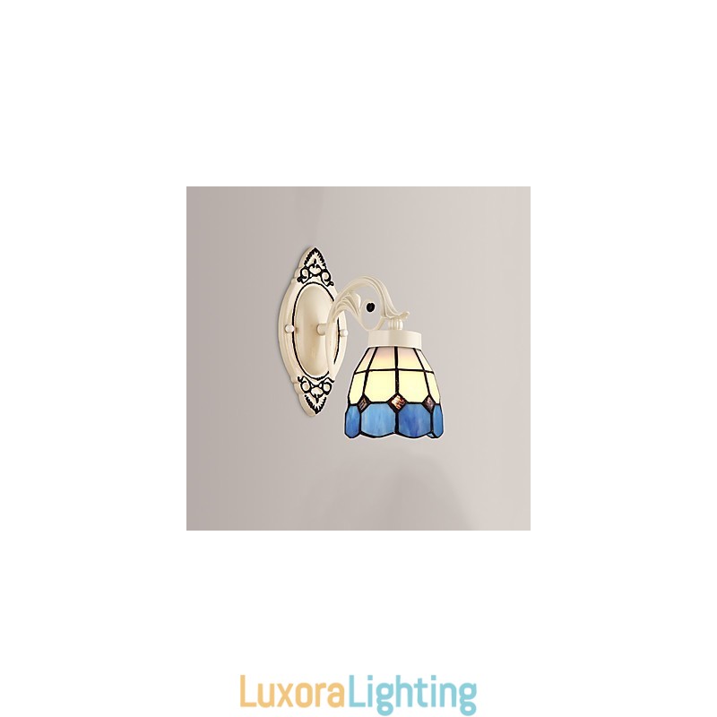 Designer Touch Decorative Rustic Lodge Painting Feature for Ambient Light Wall Sconces Wall Light