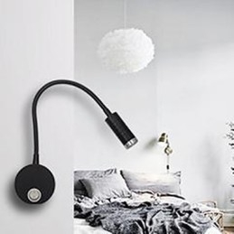 Designer Touch Decorative The Wall Lamp Of The Wall Lamp Of The Head Of The Hose Bed Is Illuminated By The Light Reading Lamp