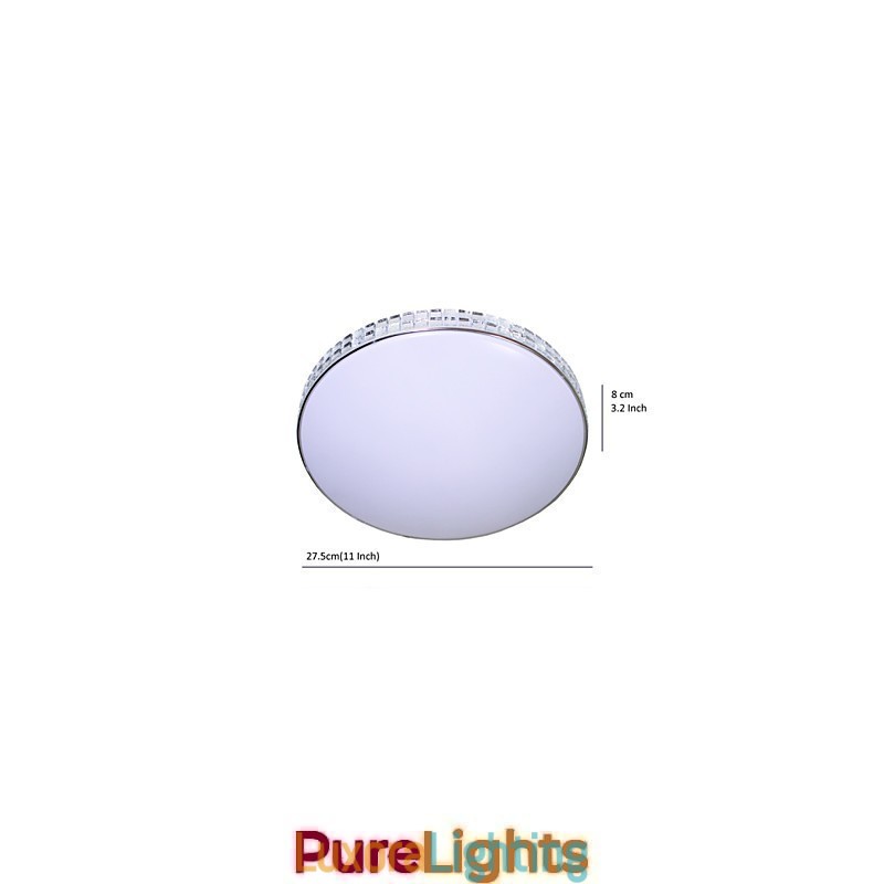 Designer Touch Decorative Modern Ceiling Light Flush Mount Acrylic Metal Painting 90 265V Light