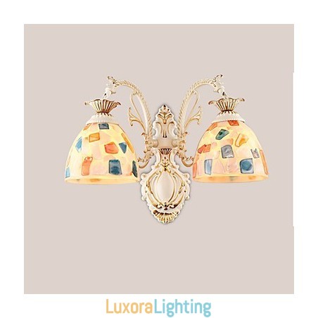 Designer Touch Decorative Rustic Lodge Painting Feature for Downlight Wall Sconces Wall Light