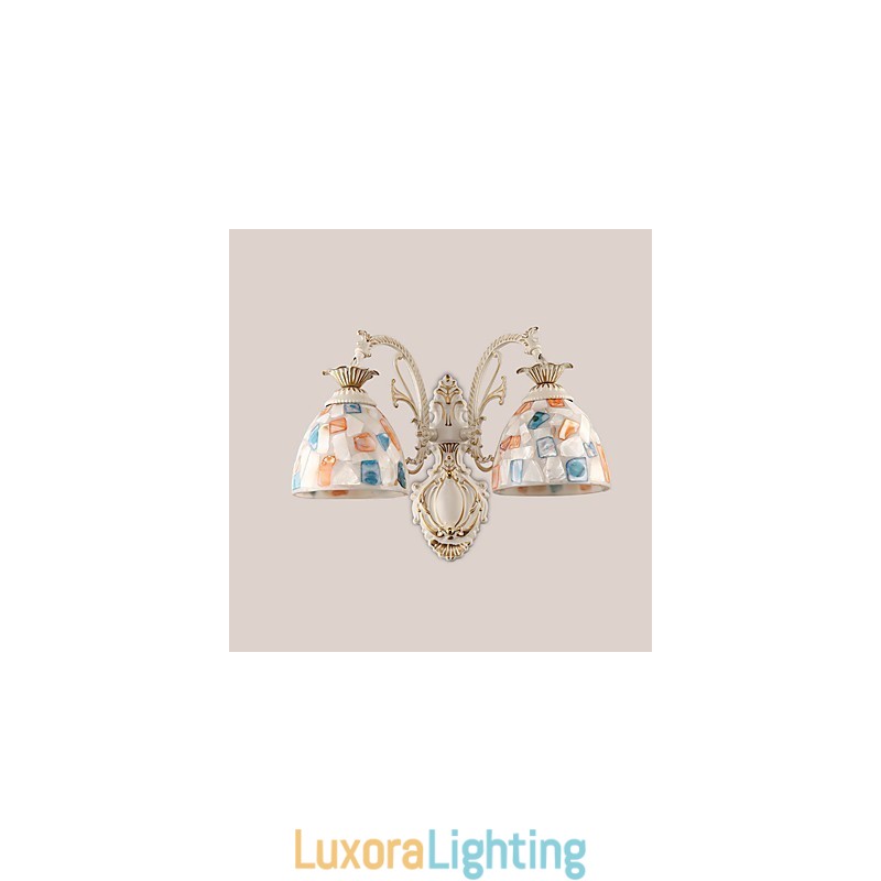 Designer Touch Decorative Rustic Lodge Painting Feature for Downlight Wall Sconces Wall Light