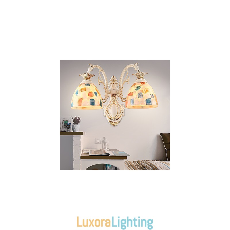 Designer Touch Decorative Rustic Lodge Painting Feature for Downlight Wall Sconces Wall Light