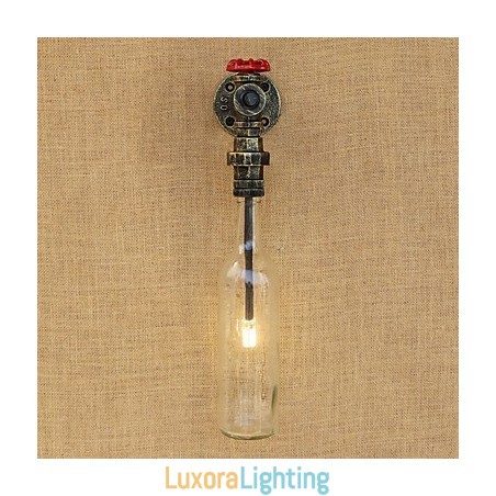 Designer Touch Decorative Country Retro Antique Bronze Feature for Mini Style Eye Protection Ambient Light