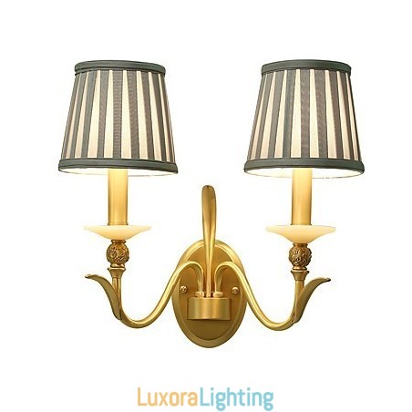 Designer Touch Decorative Simple Country Traditional Classic Brass Feature for Mini Style Uplight Wall Sconces Wall Light