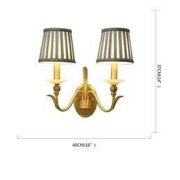 Designer Touch Decorative Simple Country Traditional Classic Brass Feature for Mini Style Uplight Wall Sconces Wall Light