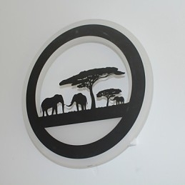 Designer Touch Decorative Acrylic Round Bedroom Bedside Wall Lamp Originality Modern Corridor Lamp Entrance Lamp