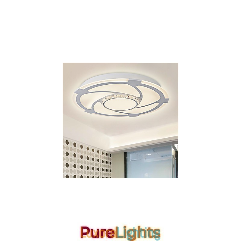 Designer Touch Decorative Modern Contemporary Metal Flush Mount