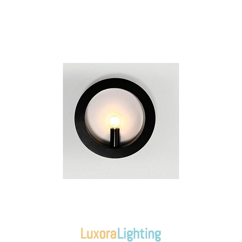 Designer Touch Decorative New Iron Art Wall Lamp Wholesale Round Living Room Sofa Background Wall Lamp